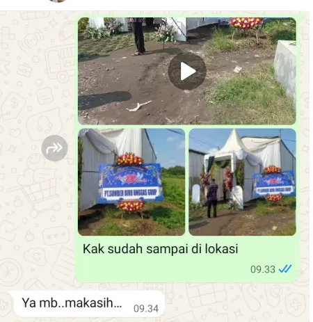 Pengiriman Karangan Bunga Gedung Wedding Tangerang