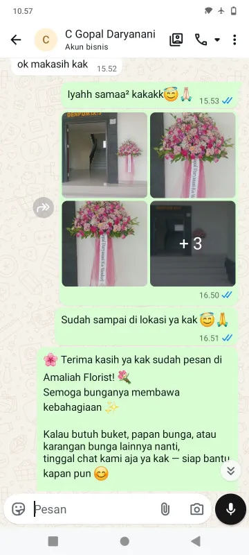 Pengiriman Karangan Bunga Gedung Wedding Tangerang