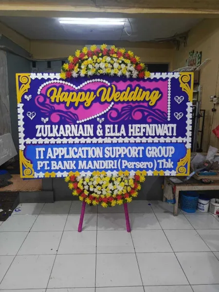 Papan Bunga Gedung Wedding Tangerang