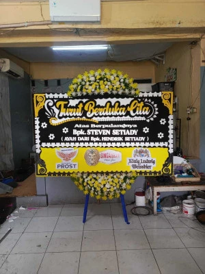 Papan Bunga di Gedung Wedding Tangerang